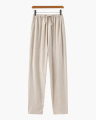 MARRAKECH - Linen Slim-Fit Pants