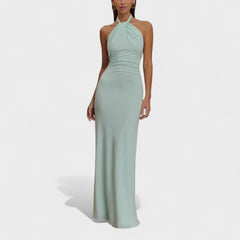 RIVA | Elegant Halter Maxi Dress