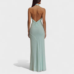 RIVA | Elegant Halter Maxi Dress