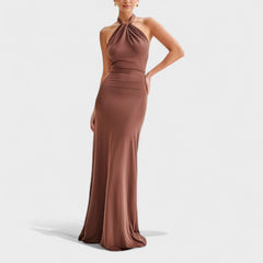 RIVA | Elegant Halter Maxi Dress