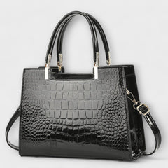 CASA - Shiny Crocodile Pattern Handbag