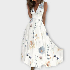 ROMY | Floral V-Neck Dress