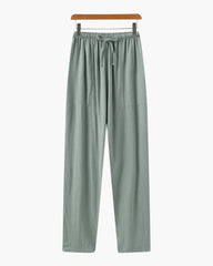 MARRAKECH - Linen Slim-Fit Pants