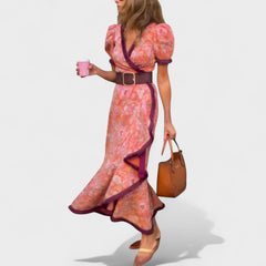VINA | Floral Wrap Dress