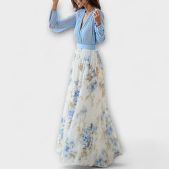HARPER | Sparkling Floral Maxi Dress
