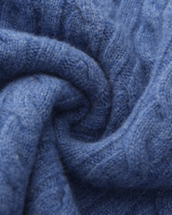 100% Cashmere Woven Half-Zip